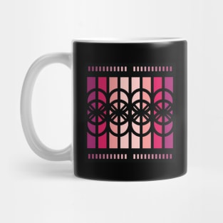 “Dimensional Circulation” - V.5 Red - (Geometric Art) (Dimensions) - Doc Labs Mug